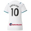 Virallinen Fanipaita Manchester City Jack Grealish 10 Vieraspelipaita 2021-22 - Naisten